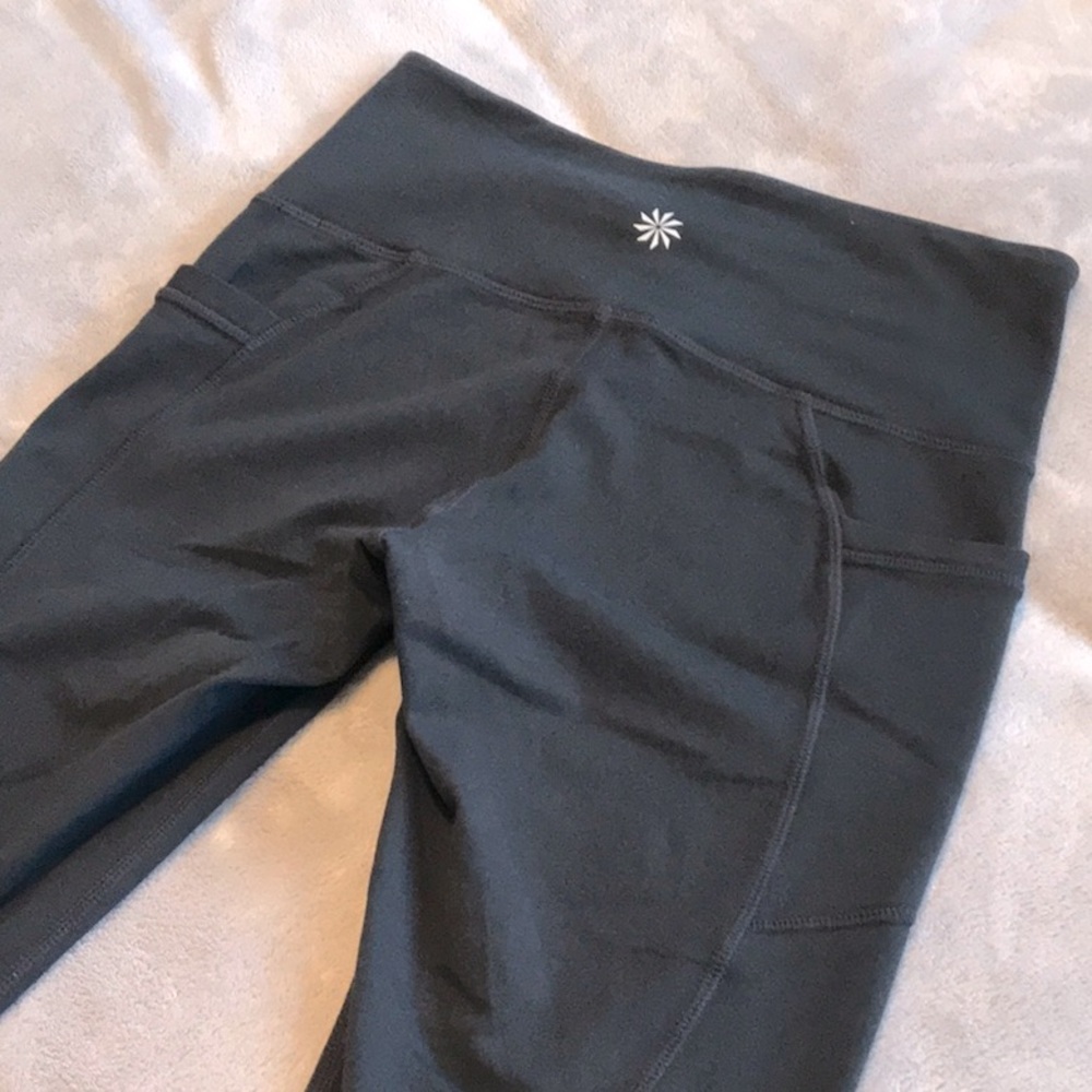 Athleta High Rise Chaturanga 7/8 Ankle Zip Leggings XS Petite - Picture 5 of 13